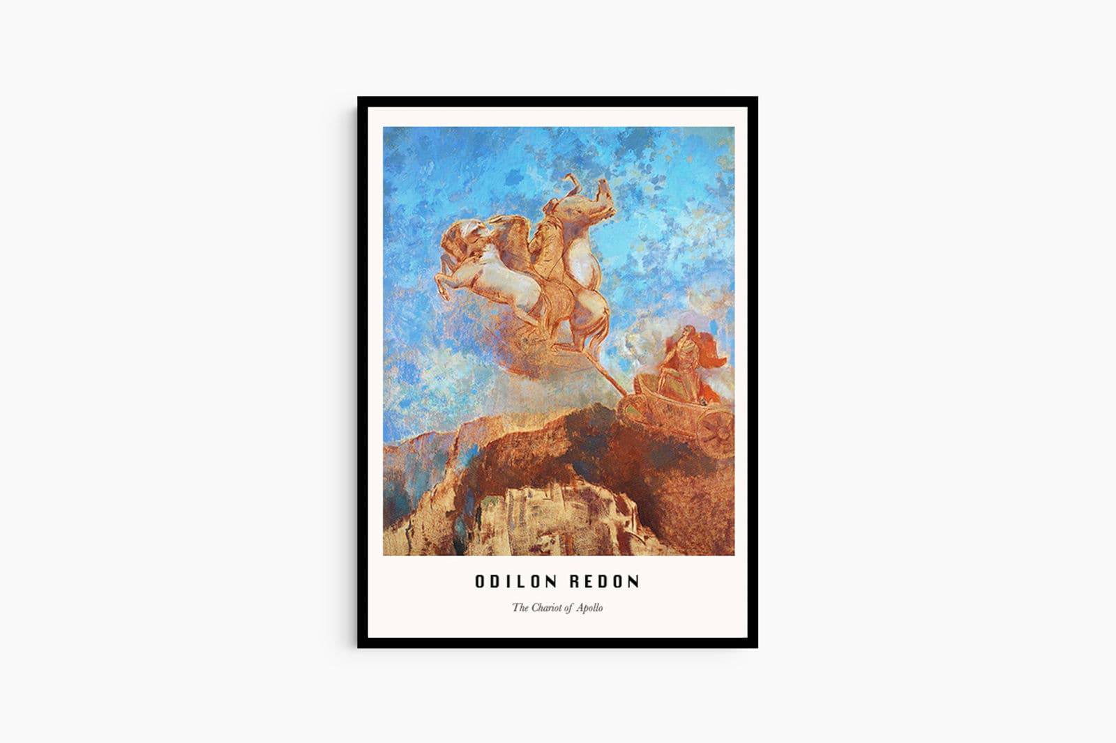 "Odilon Redon - The Chariot of Apollo Poster"