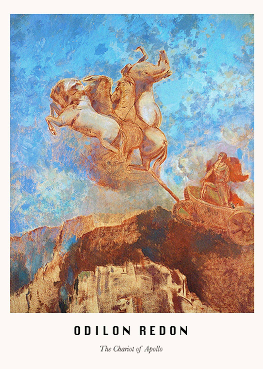 "Odilon Redon - The Chariot of Apollo Poster"