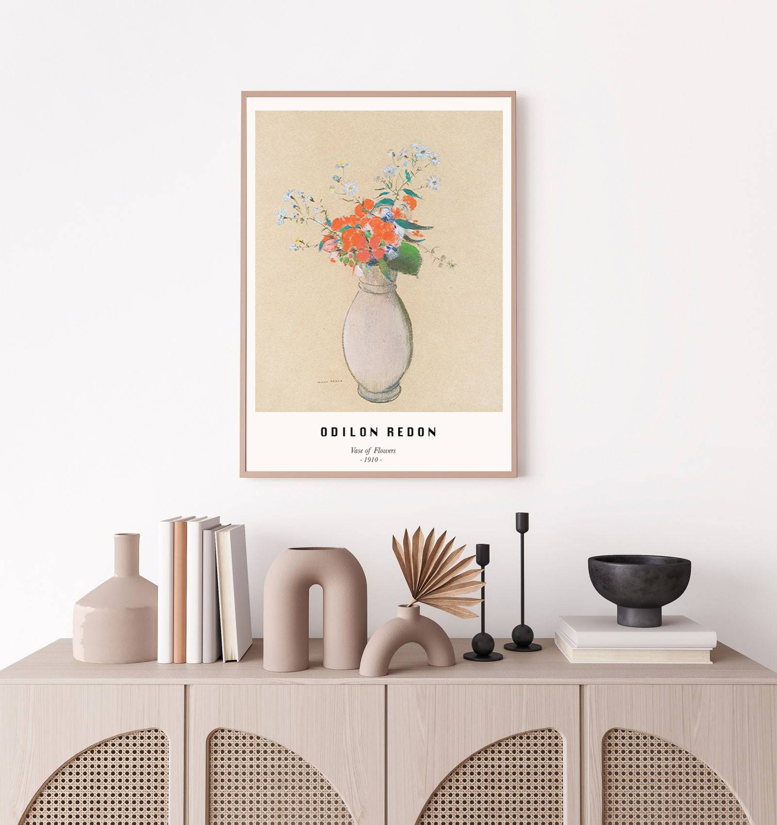 "Odilon Redon - Vase de Fleurs Poster"