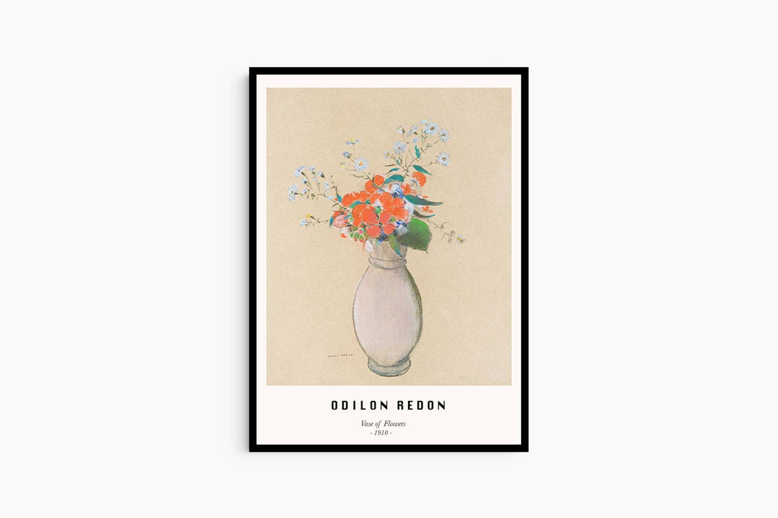 "Odilon Redon - Vase de Fleurs Poster"