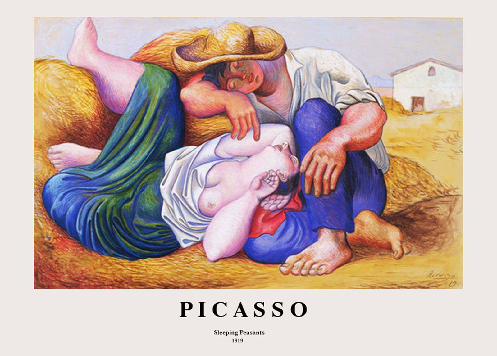 "Pablo Picasso - Sleeping Peasants Poster"