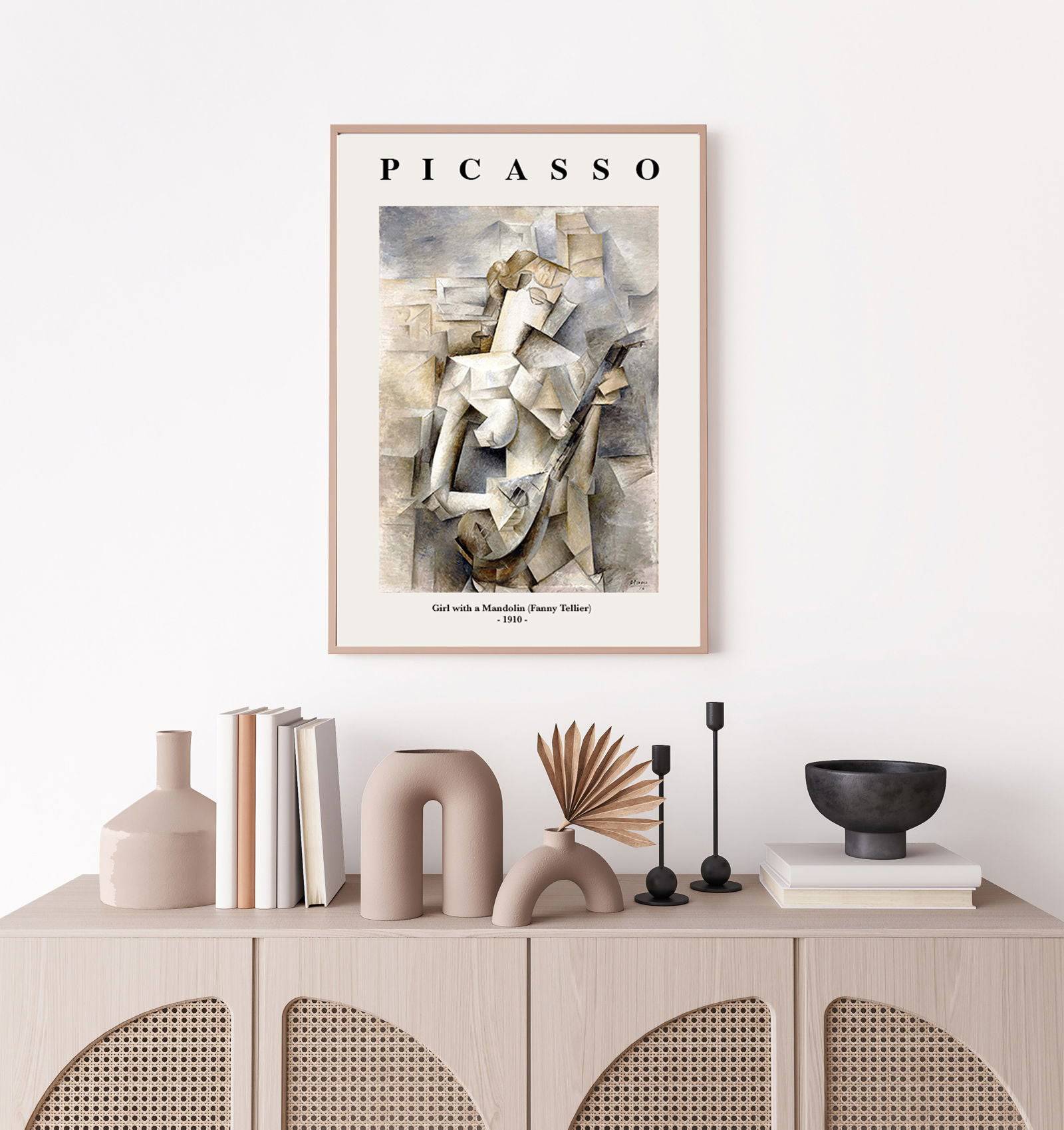 "Pablo Picasso - Girl with a Mandolin Poster"