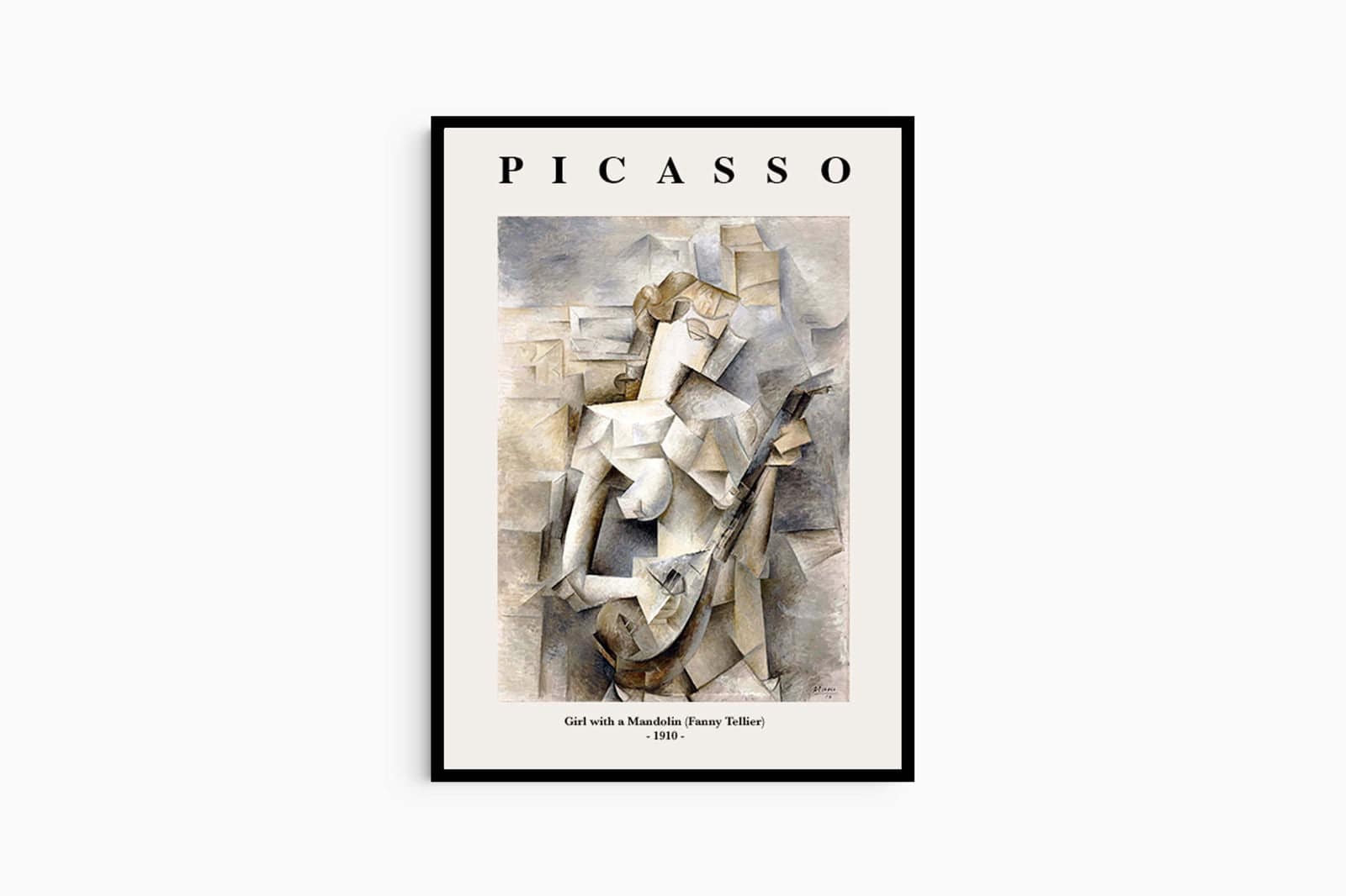 "Pablo Picasso - Girl with a Mandolin Poster"