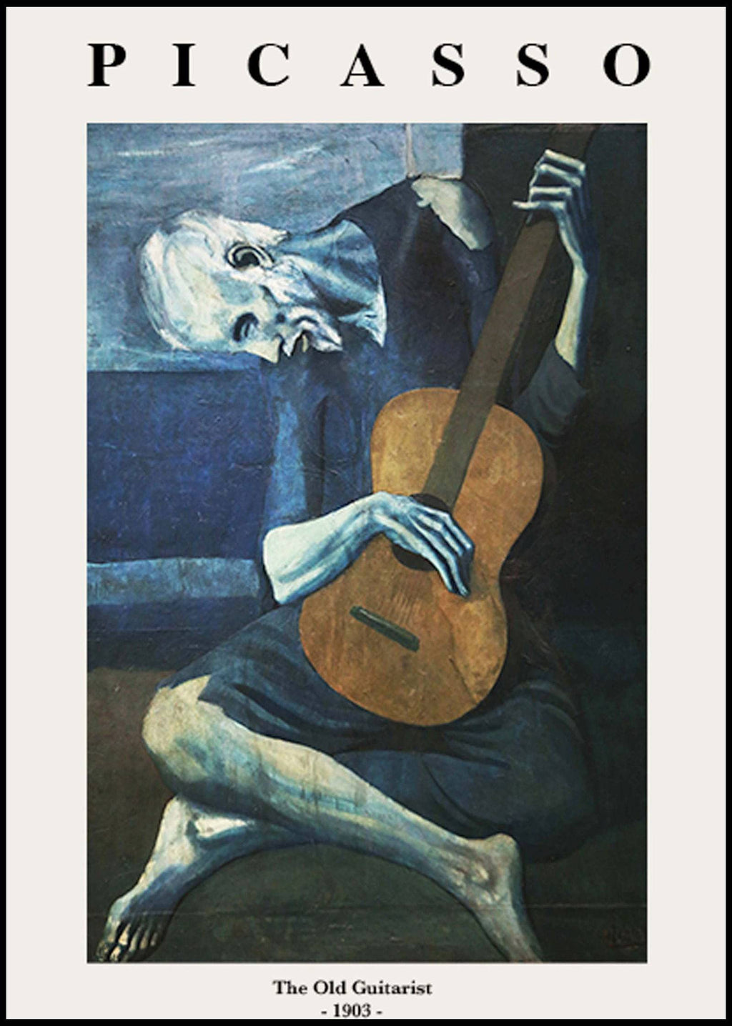 "Pablo Picasso - Two Old Guitarist Poster"