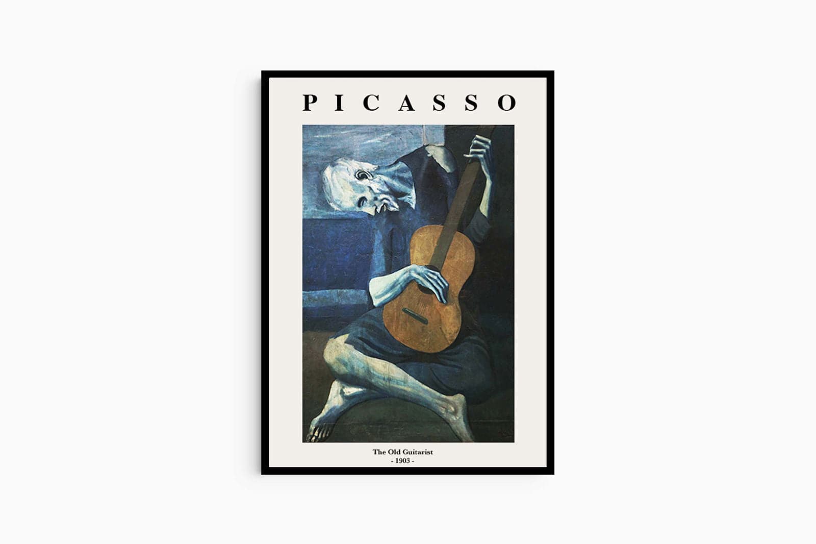 "Pablo Picasso - Two Old Guitarist Poster"