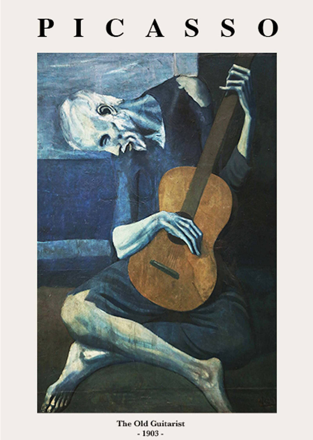 "Pablo Picasso - Two Old Guitarist Poster"