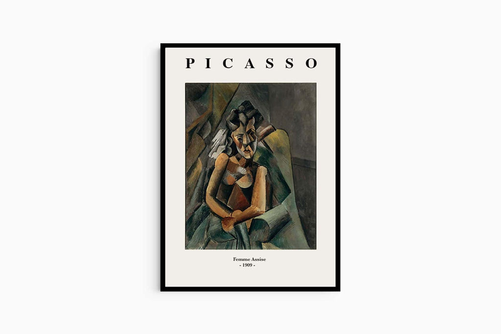 "Pablo Picasso - Femme Assise Poster"