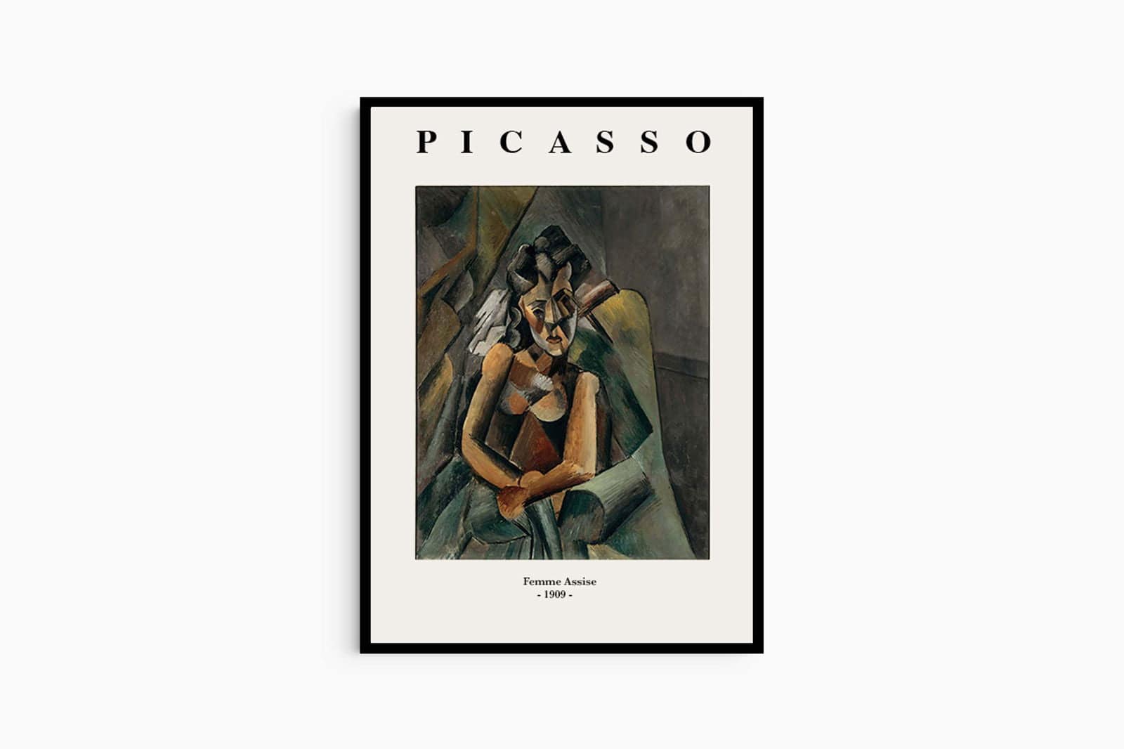 "Pablo Picasso - Femme Assise Poster"