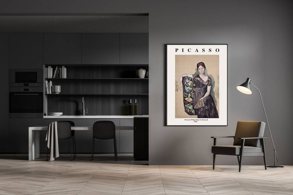 "Pablo Picasso - Portrait D'Olga Dans Un Fauteuil Poster"