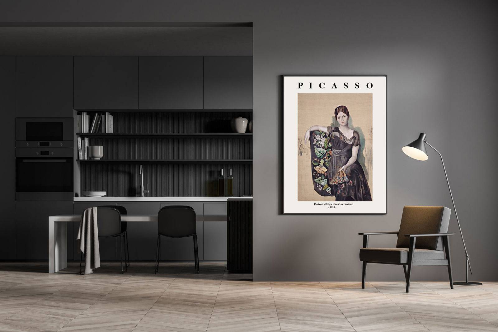 "Pablo Picasso - Portrait D'Olga Dans Un Fauteuil Poster"