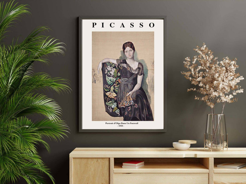 "Pablo Picasso - Portrait D'Olga Dans Un Fauteuil Poster"