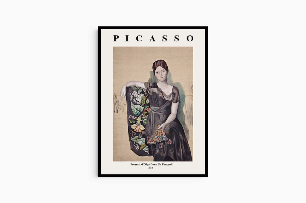"Pablo Picasso - Portrait D'Olga Dans Un Fauteuil Poster"
