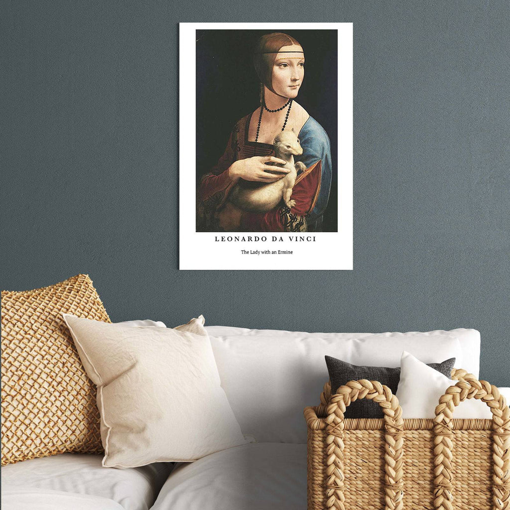 "Leonardo da Vinci - The Lady with an Ermine Poster"