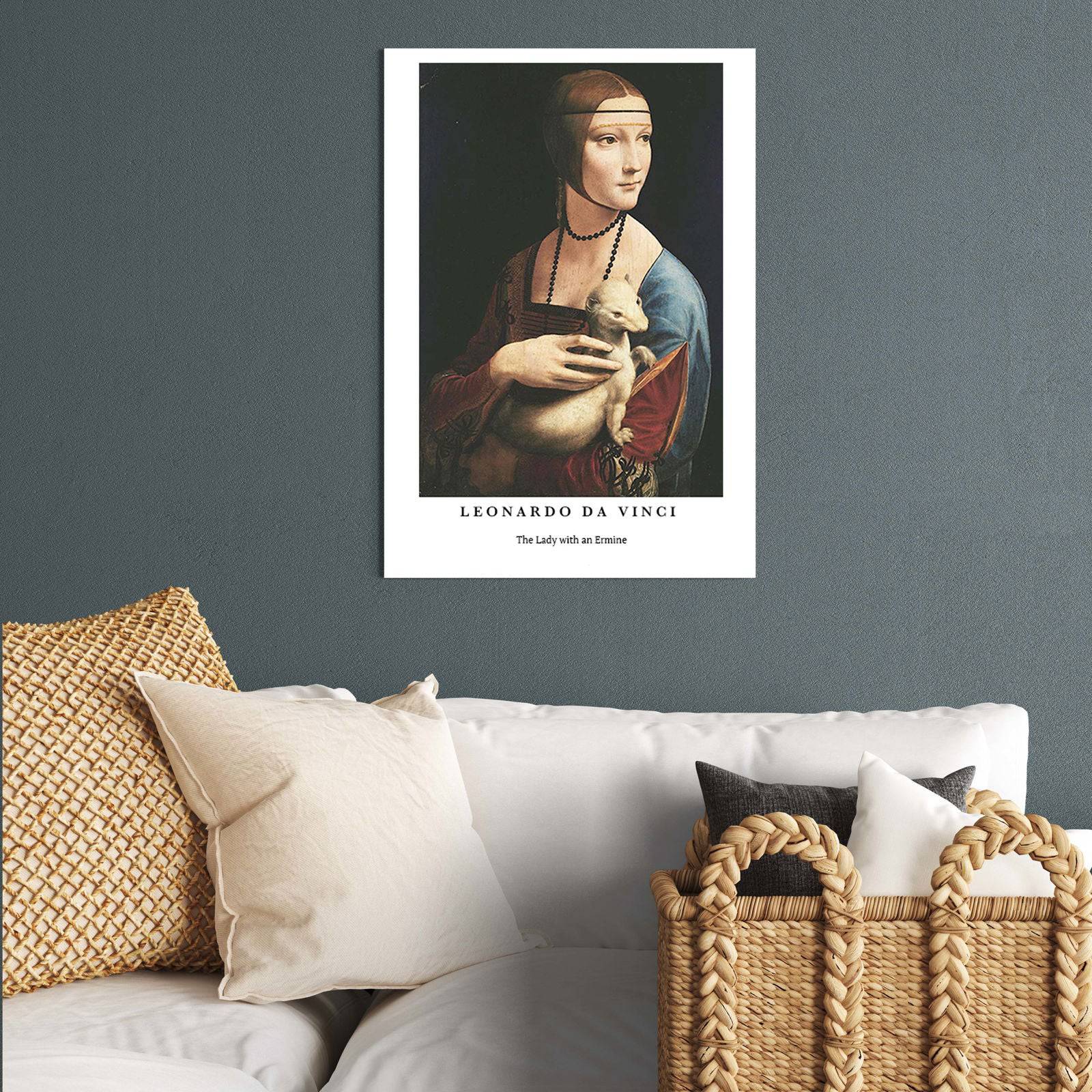 "Leonardo da Vinci - The Lady with an Ermine Poster"