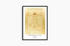 "Leonardo da Vinci - Vitruvian Man Poster"
