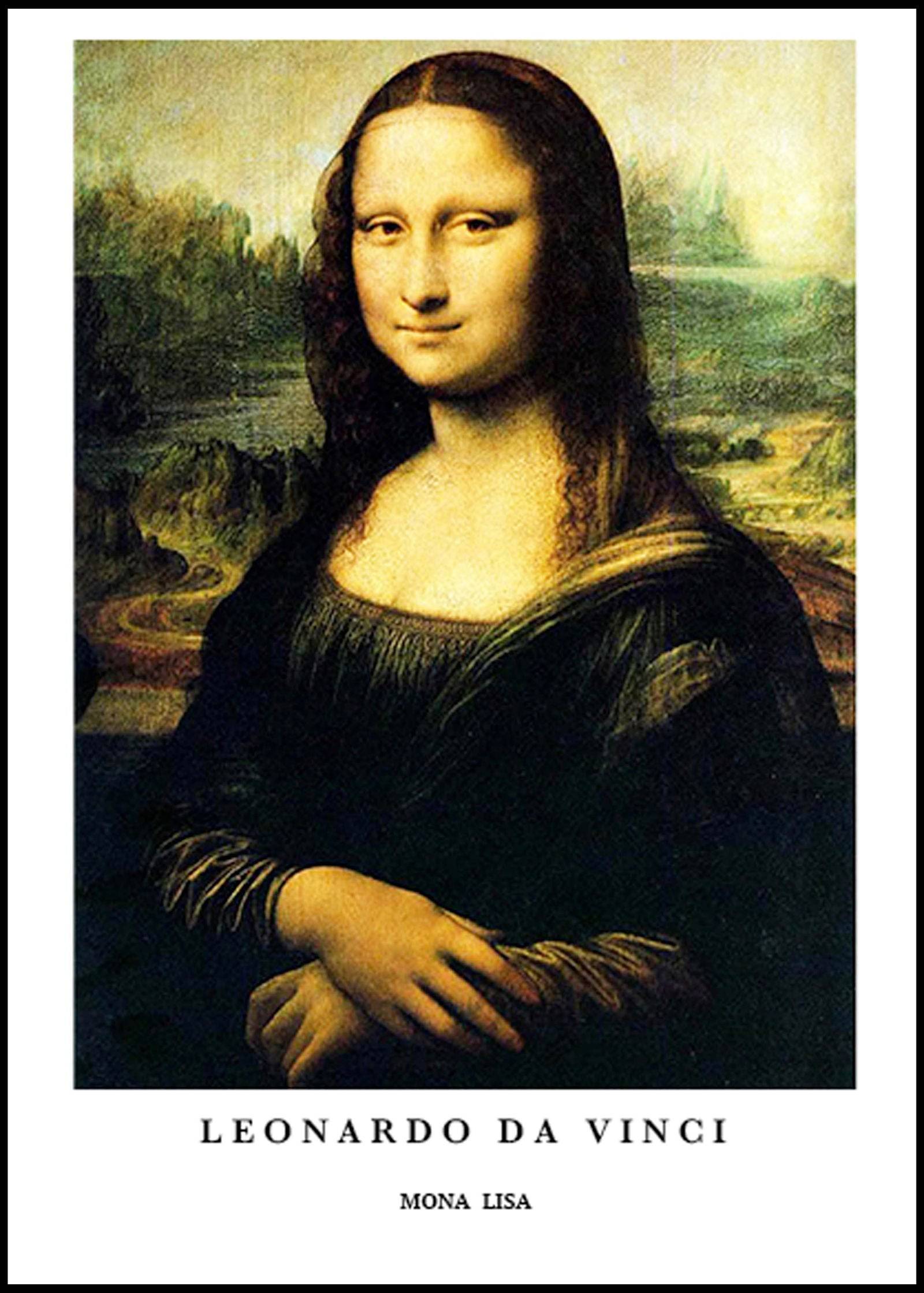 "Leonardo da Vinci - Mona Lisa Poster"