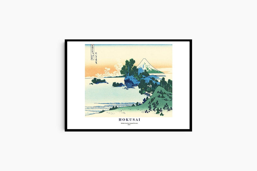 "Katsushika Hokusai - Shichiri beach in Sagami Province Poster"