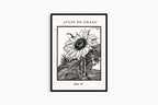 "Julie de Graag - Sunflower Poster"