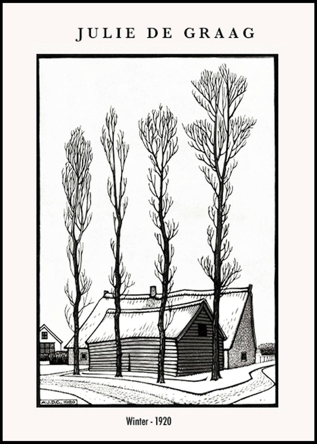 "Julie de Graag - Winter Poster"