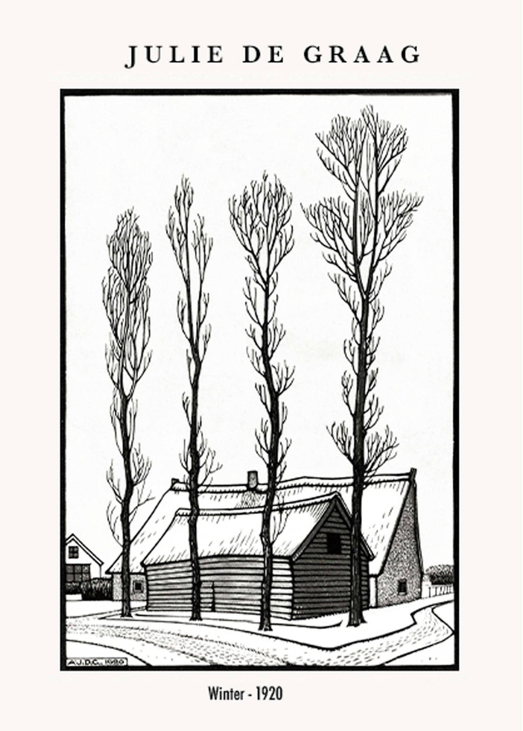 "Julie de Graag - Winter Poster"