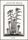 "Julie de Graag - Ferns Poster"