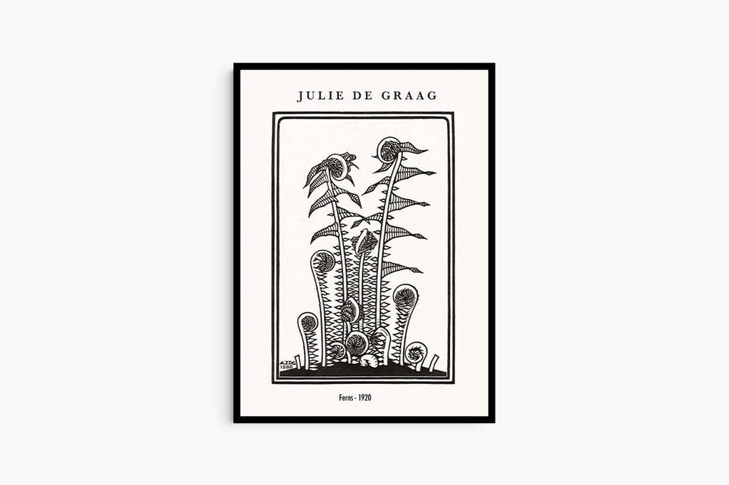 "Julie de Graag - Ferns Poster"