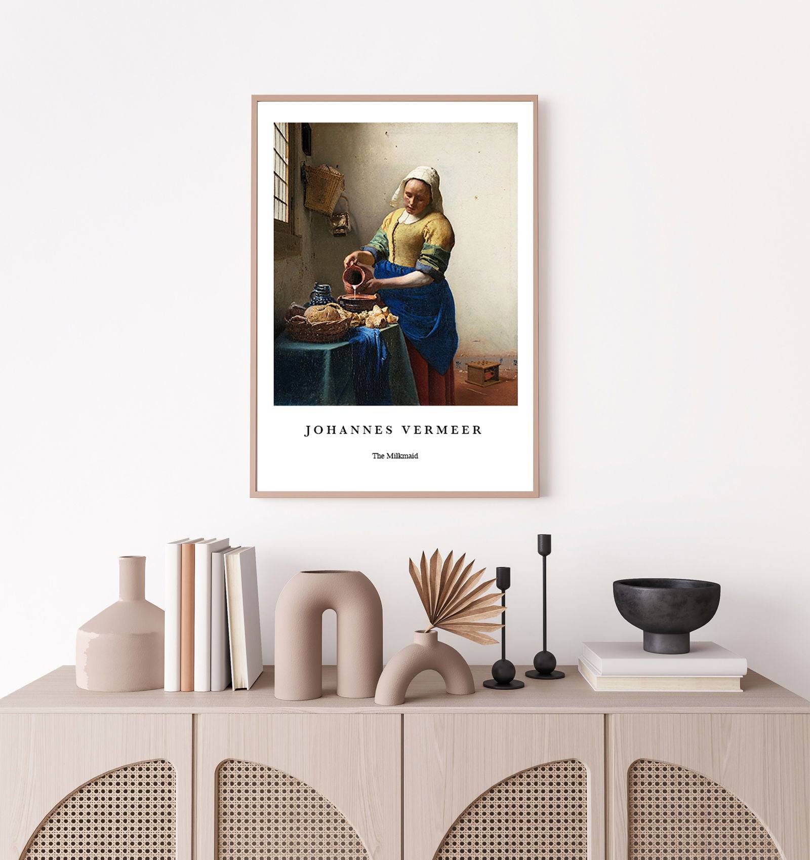 "Johannes Vermeer - The Milkmaid Poster"