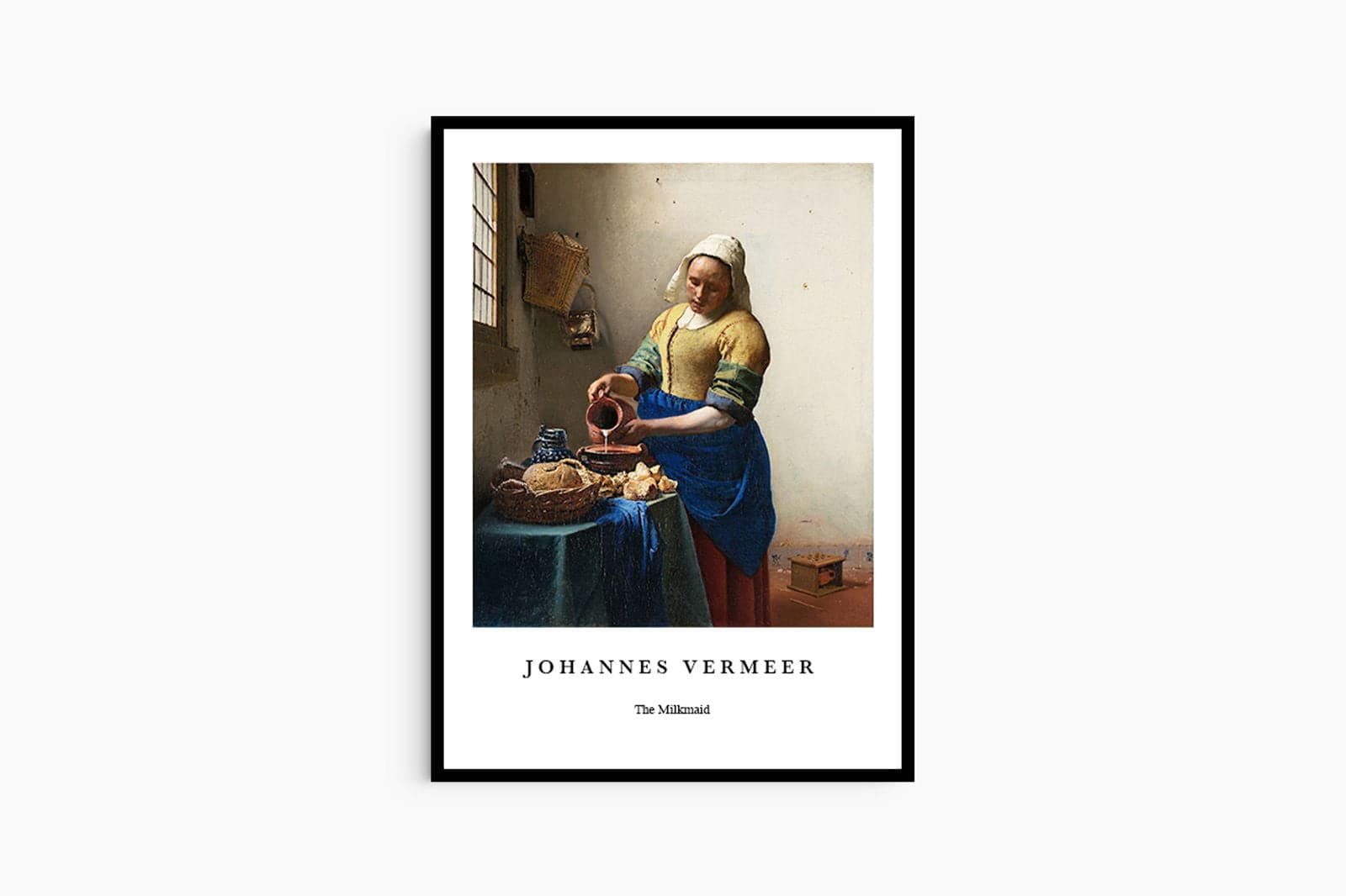 "Johannes Vermeer - The Milkmaid Poster"