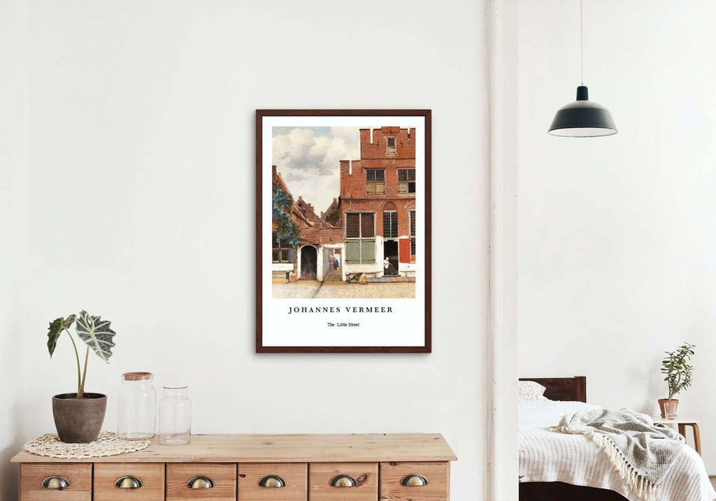 "Johannes Vermeer - The Little Street Poster"