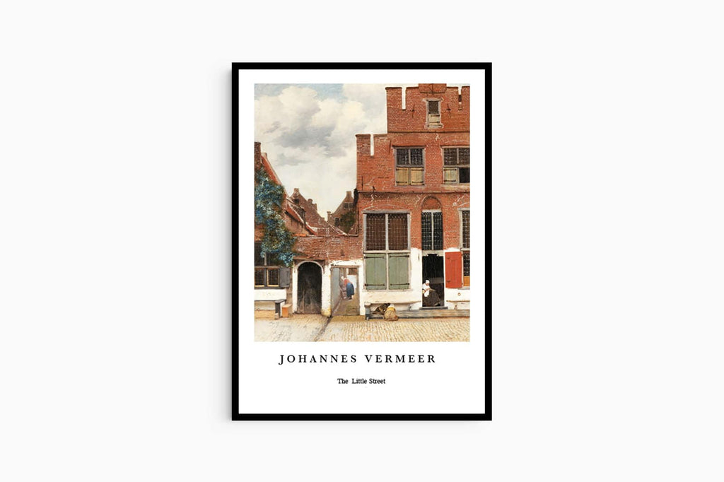 "Johannes Vermeer - The Little Street Poster"