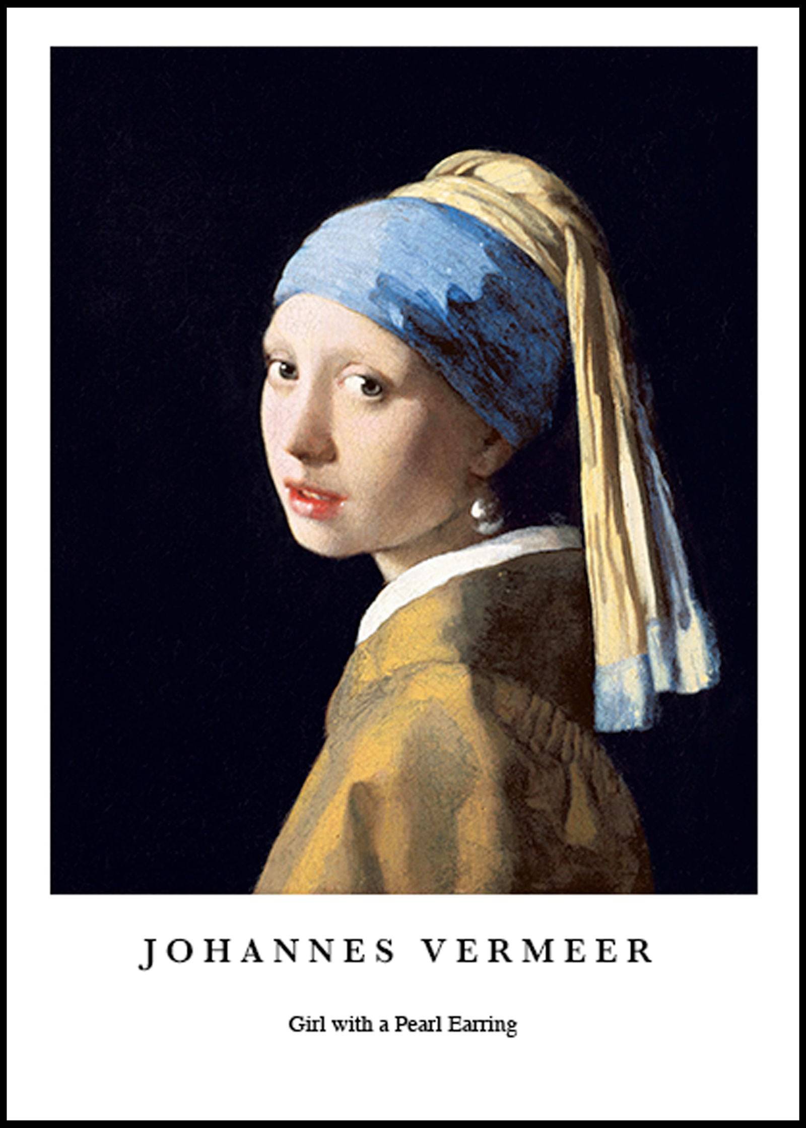 "Johannes Vermeer - Girl with a Pearl Earring Poster"