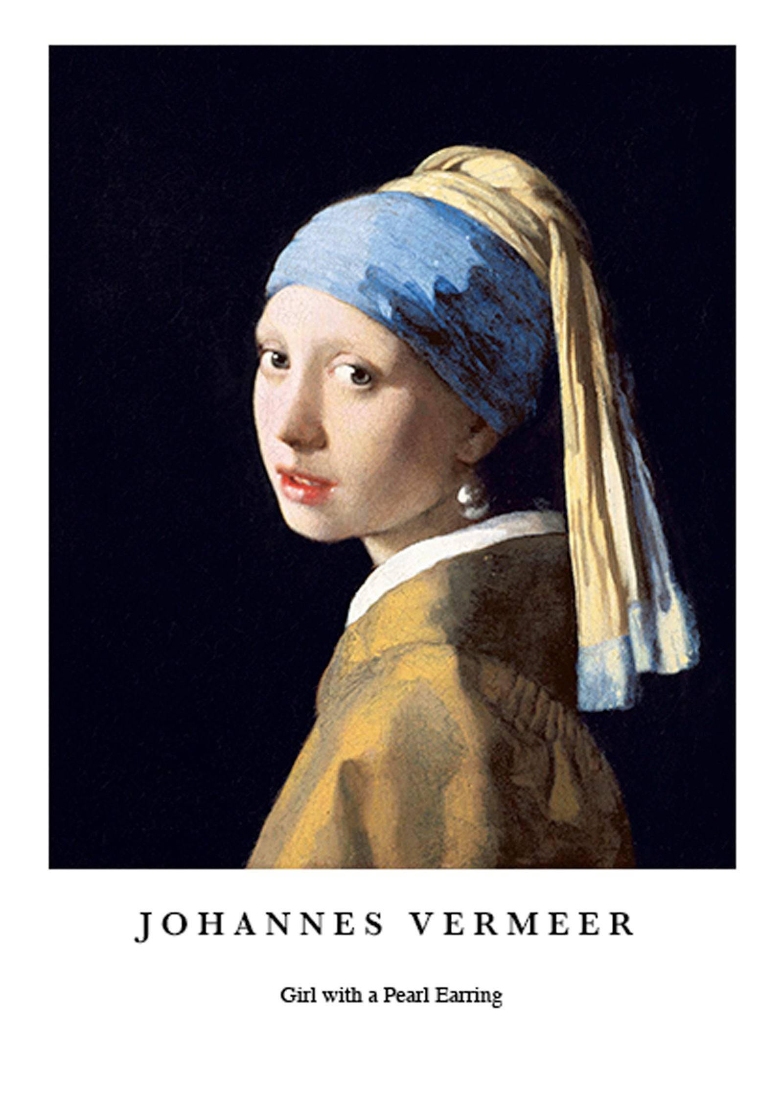 "Johannes Vermeer - Girl with a Pearl Earring Poster"