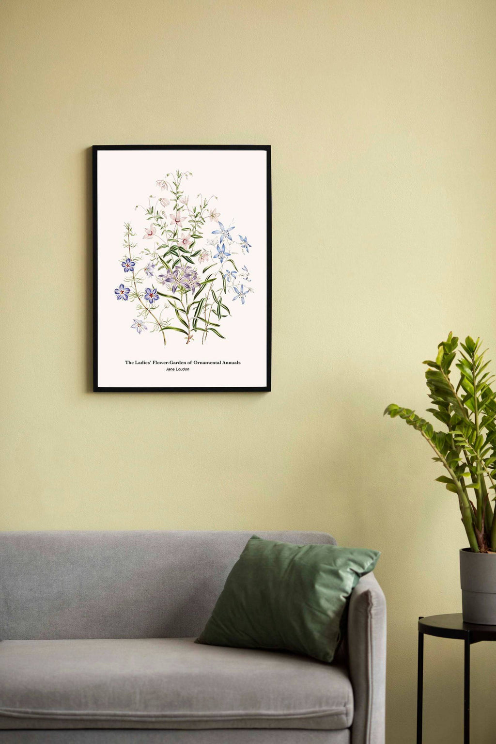 "Jane Loudon - The Ladies' Flower-Garden of Ornamental Annuals No1 Poster"