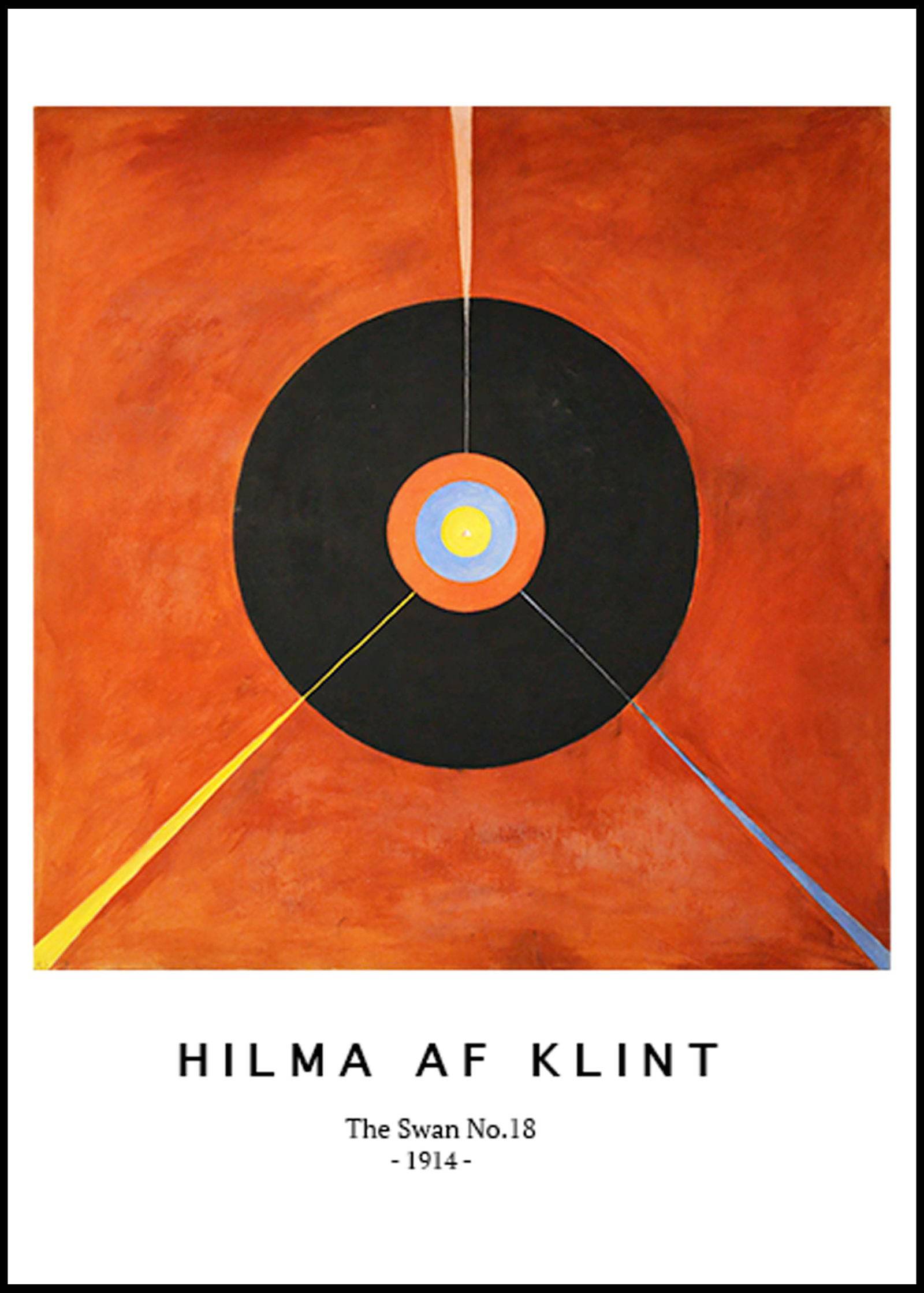 "Hilma af Klint - The Swan No.18 Poster"