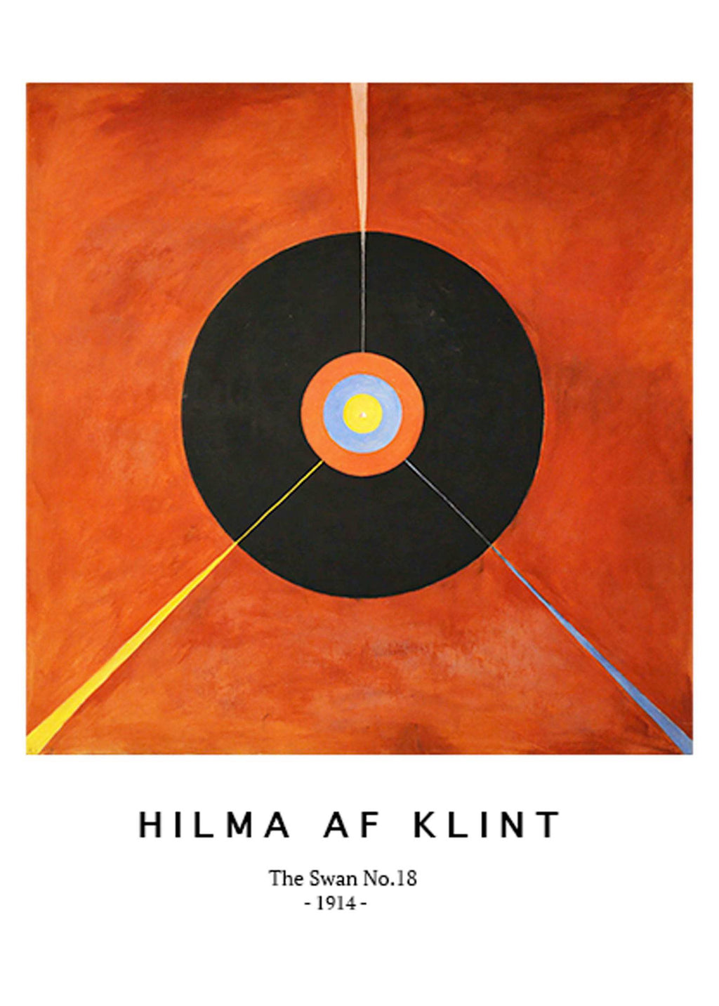 "Hilma af Klint - The Swan No.18 Poster"