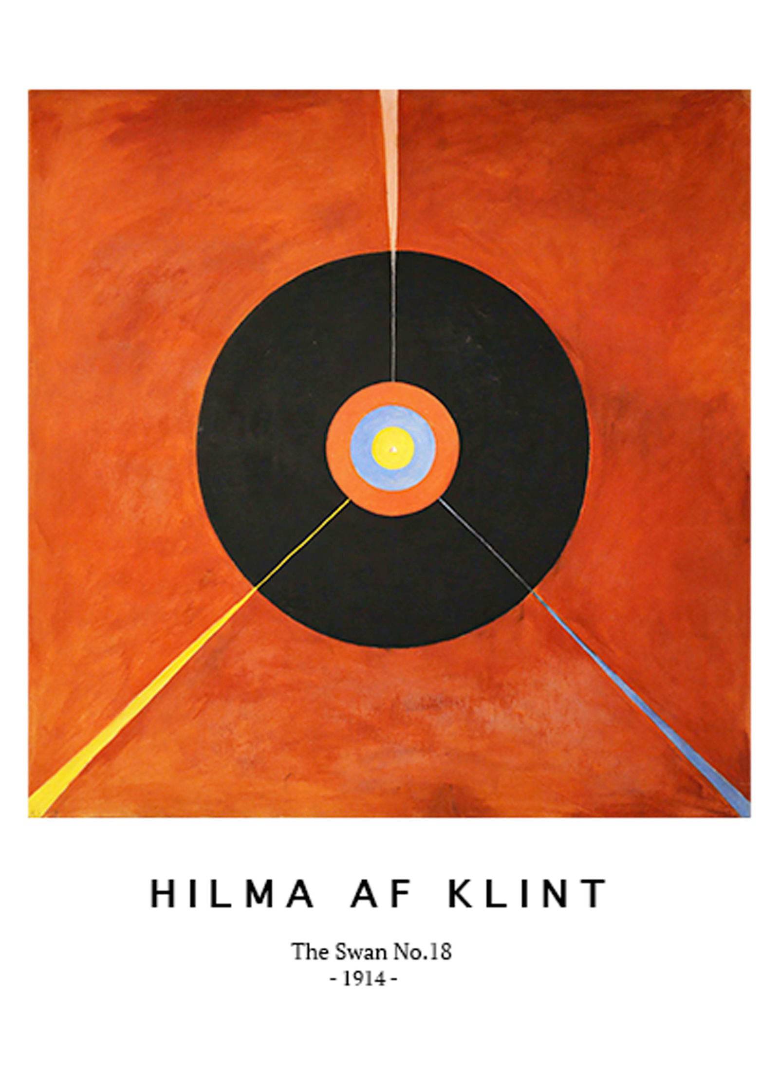 "Hilma af Klint - The Swan No.18 Poster"