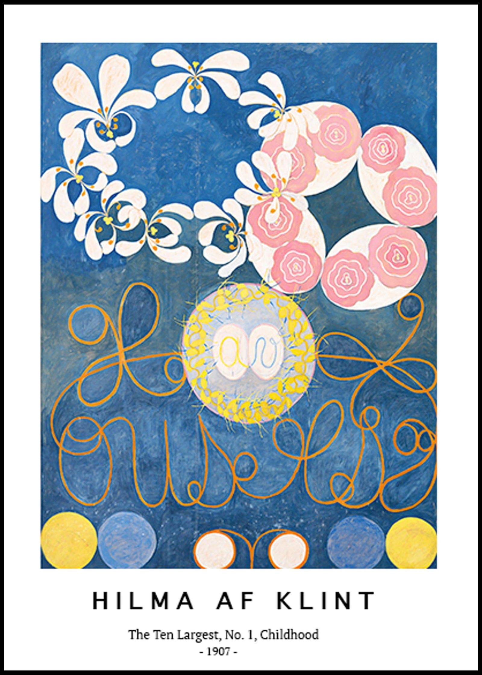 "Hilma af Klint - The Ten Largest No. 1 Childhood Poster"
