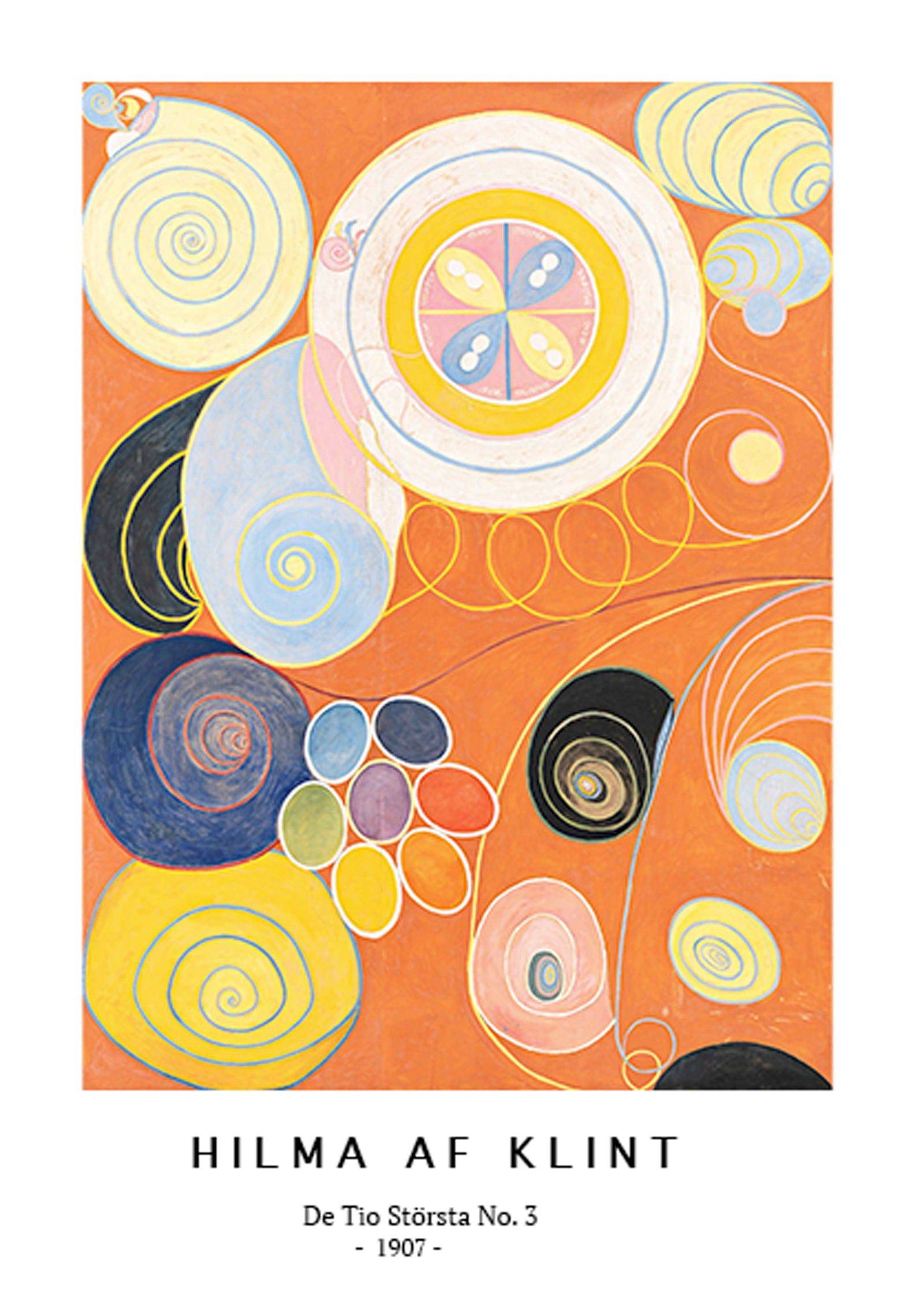 "Hilma af Klint - De Tio Största Poster"