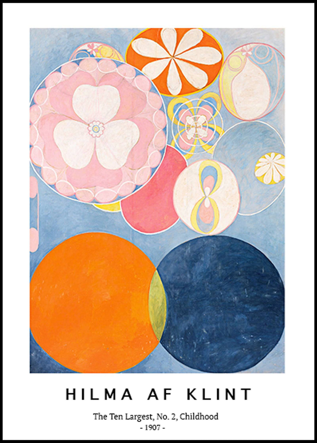 "Hilma af Klint - The Ten Largest No. 2 Childhood Poster"