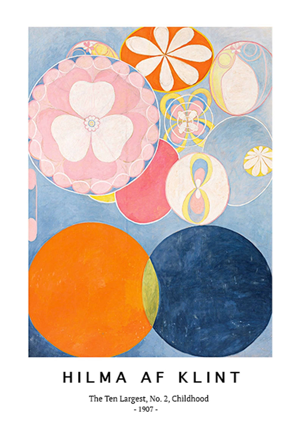 "Hilma af Klint - The Ten Largest No. 2 Childhood Poster"