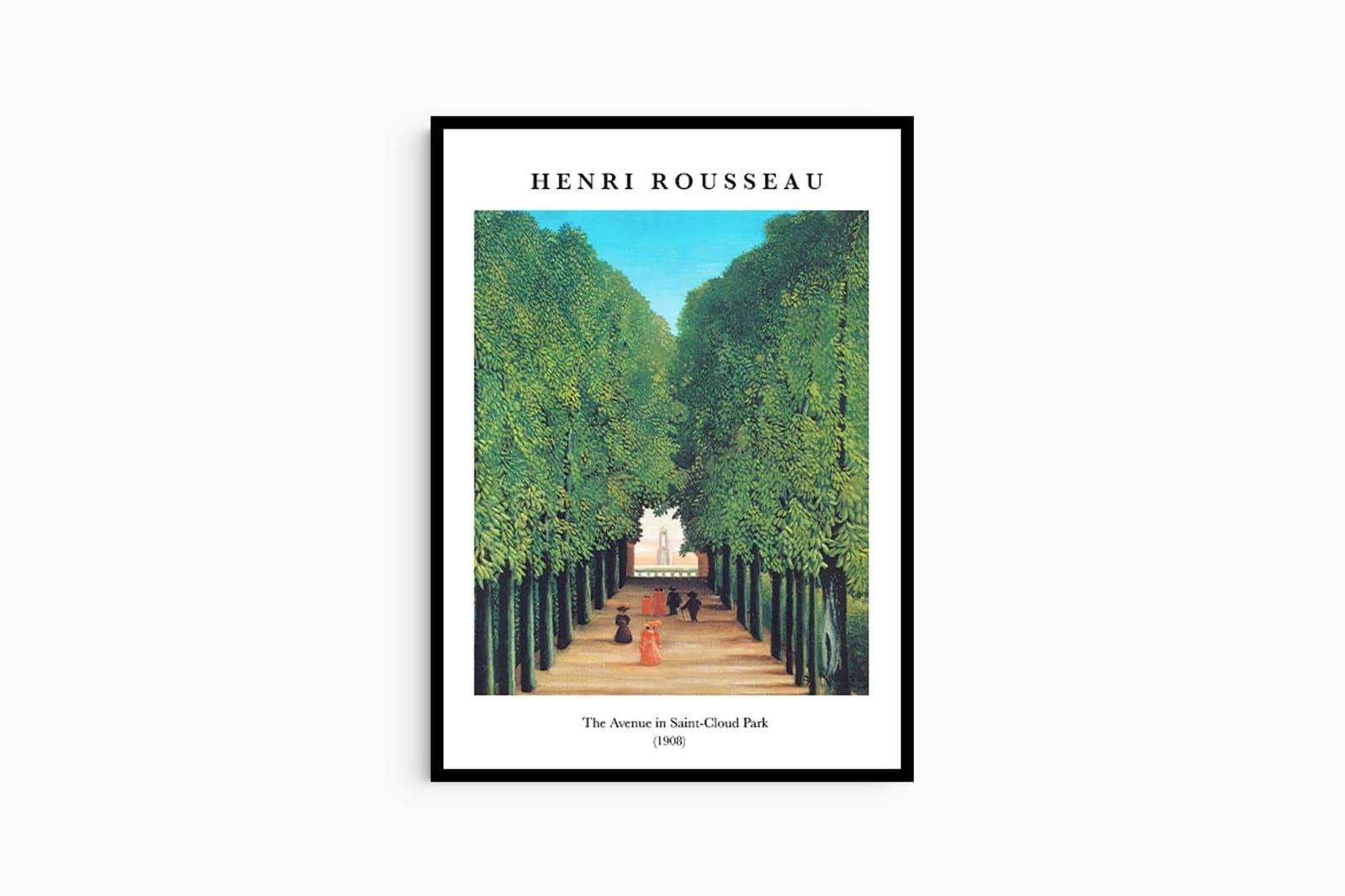 "Henri Rousseau - The Avenue in Saint-Cloud Park Poster"