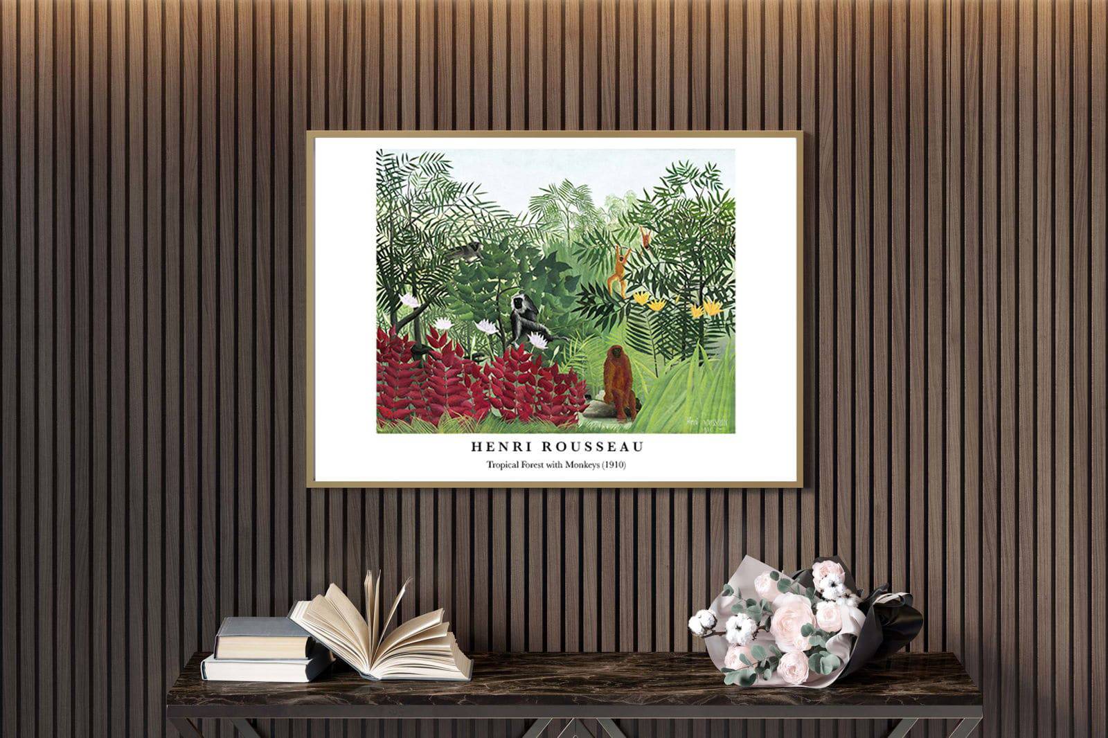 "Henri Rousseau - Tropical Forest with Monkeys Poster"
