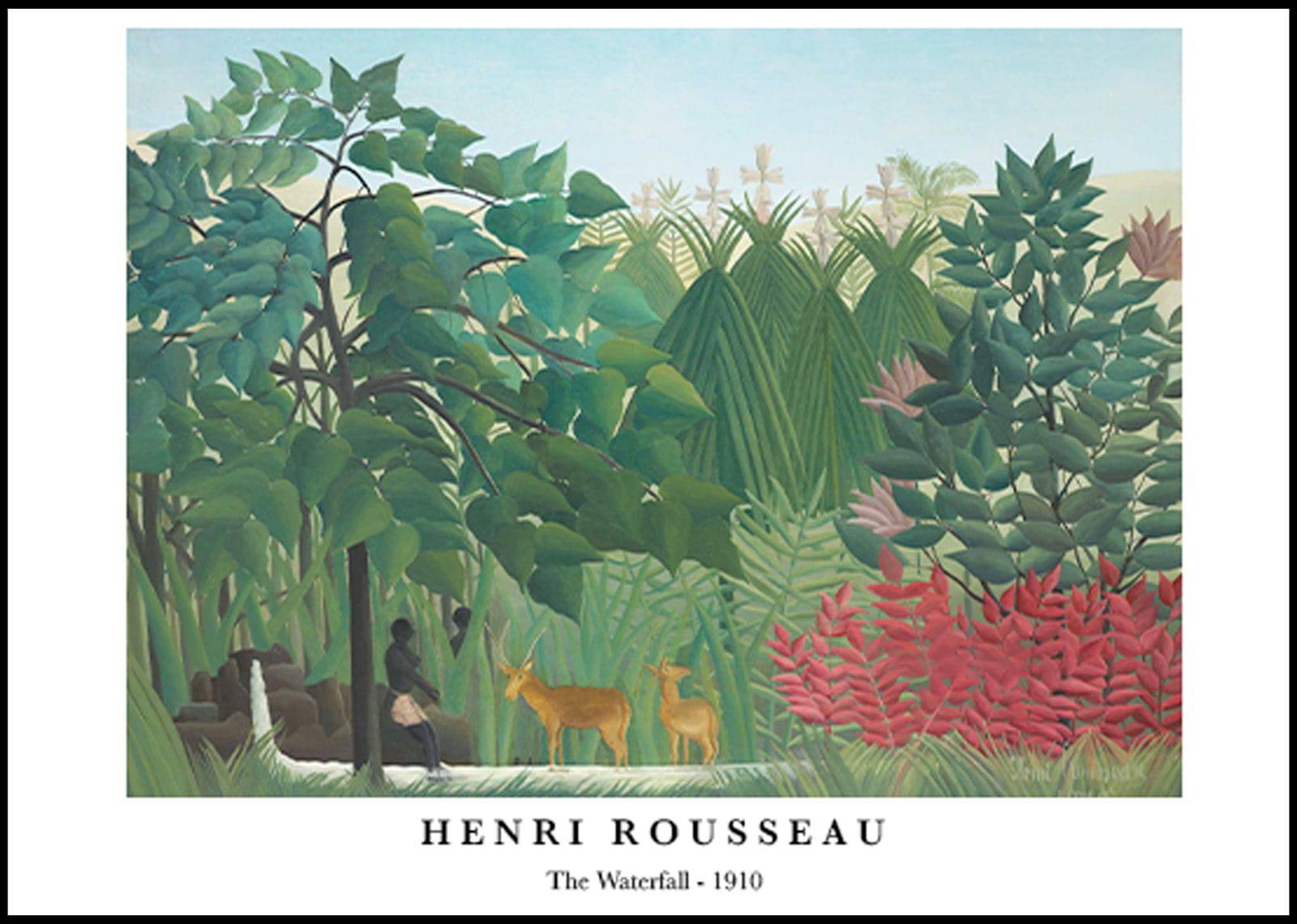 "Henri Rousseau - The Waterfall Poster"
