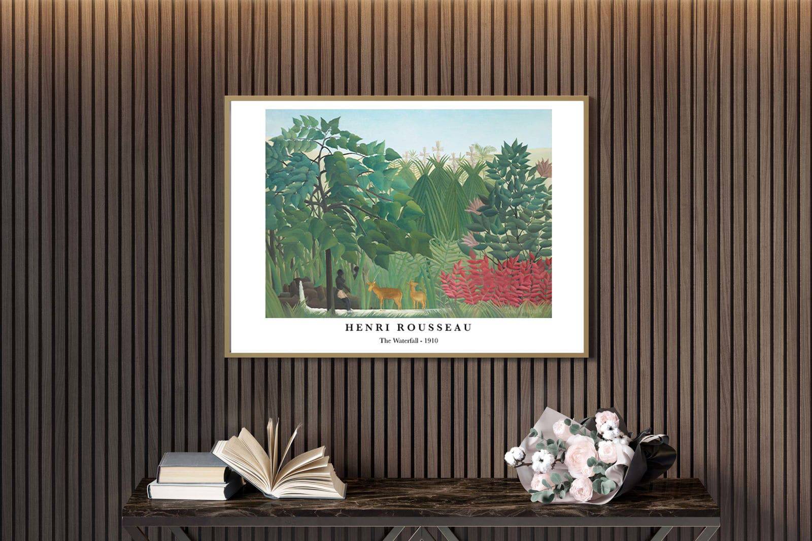 "Henri Rousseau - The Waterfall Poster"