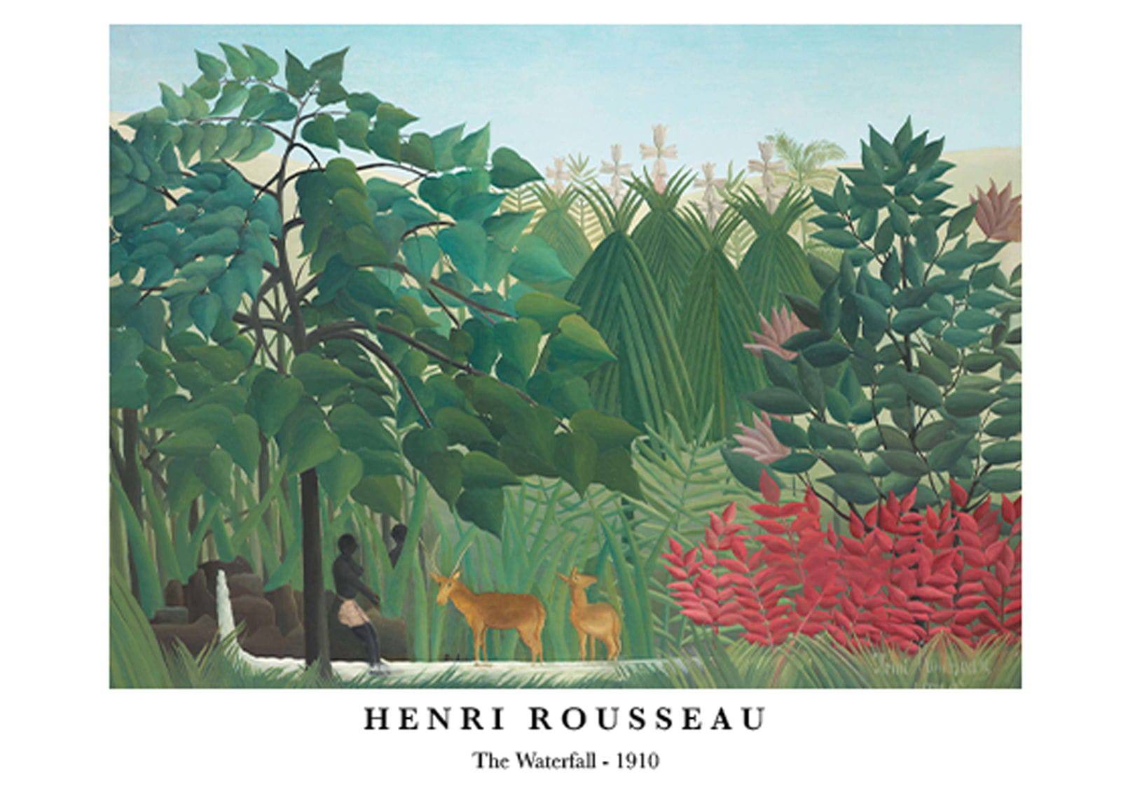 "Henri Rousseau - The Waterfall Poster"
