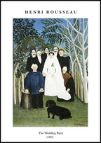 "Henri Rousseau - The Wedding Party Poster"