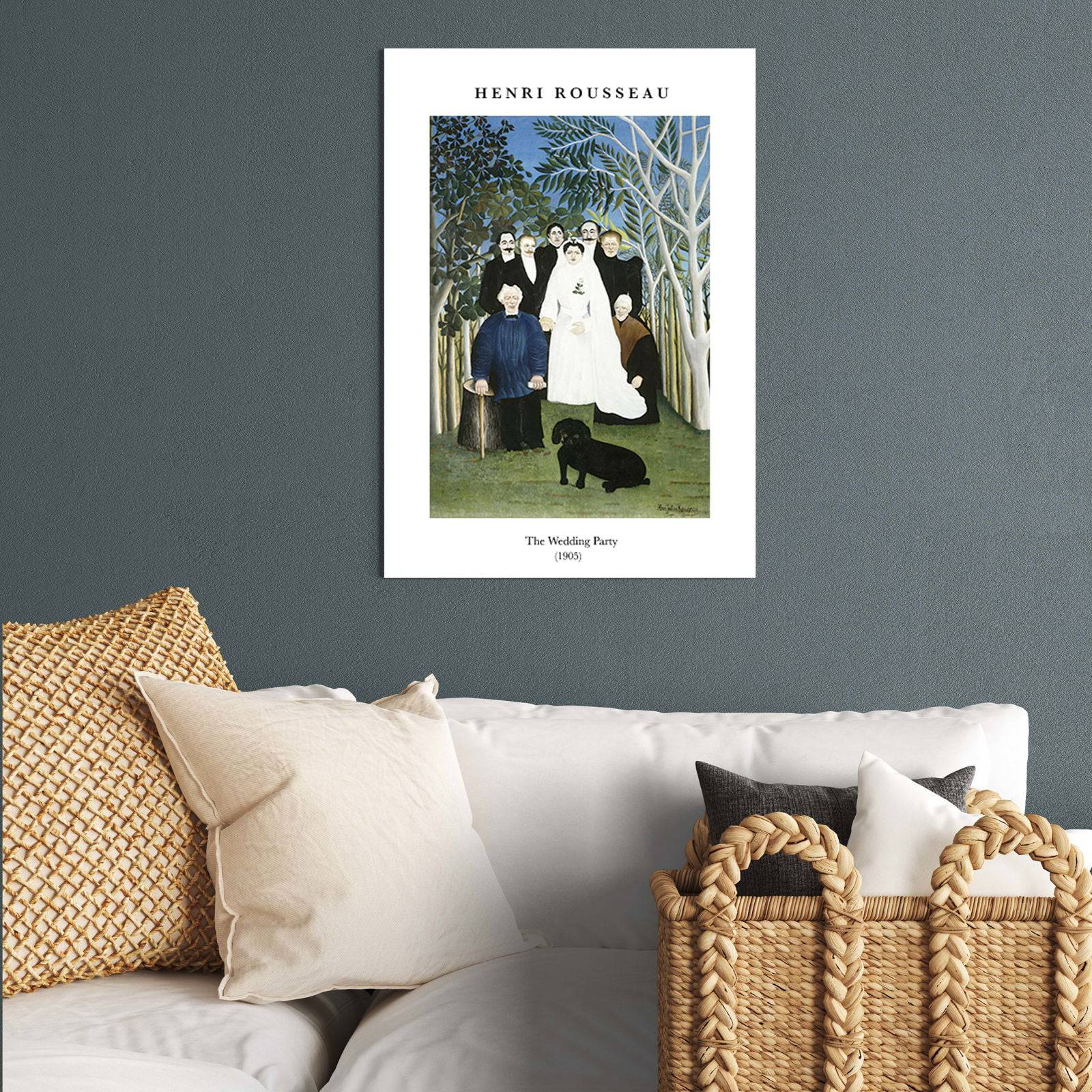 "Henri Rousseau - The Wedding Party Poster"