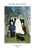 "Henri Rousseau - The Wedding Party Poster"
