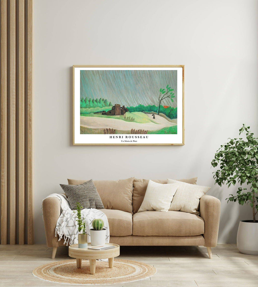 "Henri Rousseau - Un Matin de Pluie Poster"