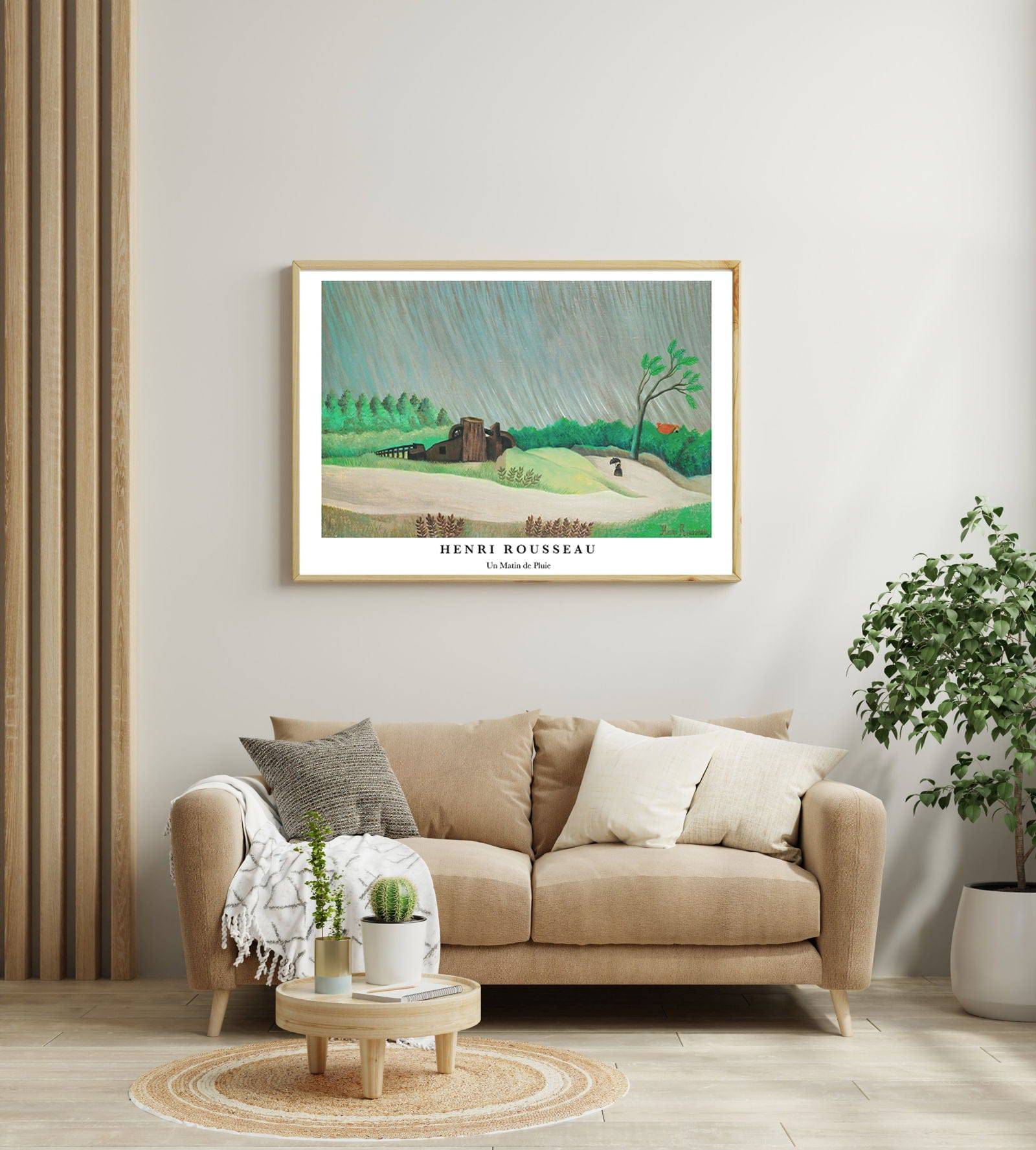 "Henri Rousseau - Un Matin de Pluie Poster"